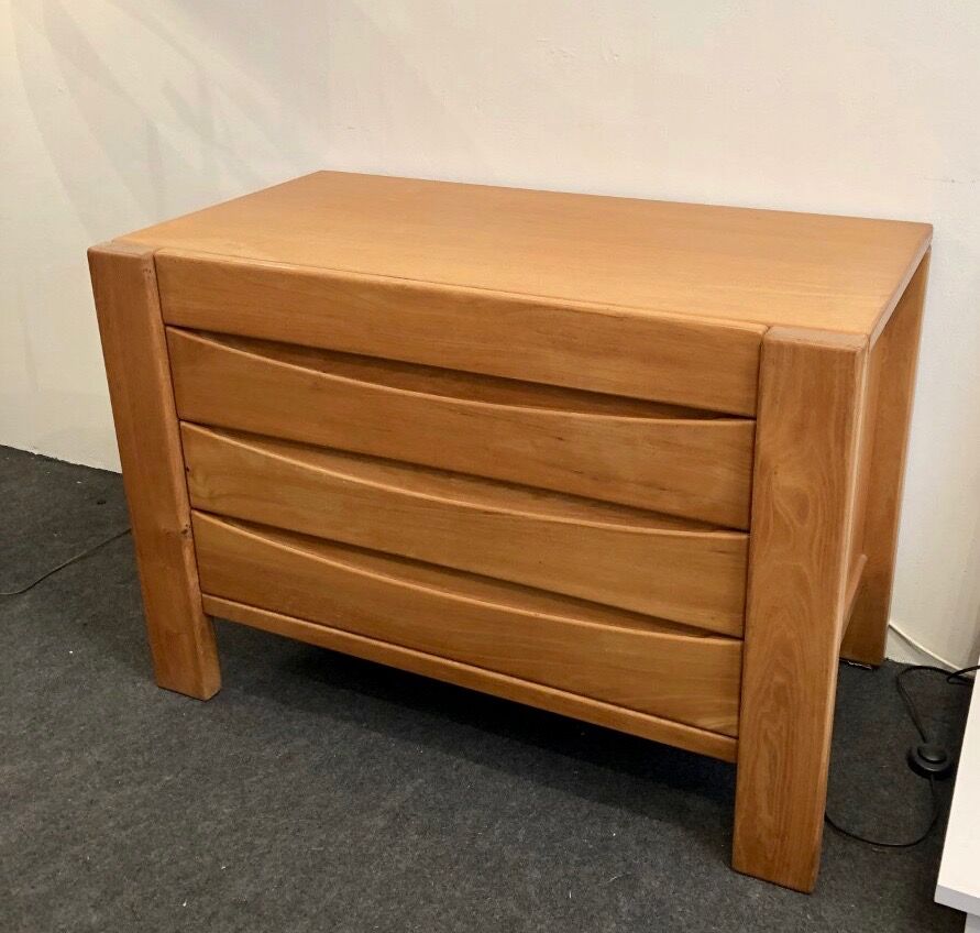 Chest of drawers in elm,1970