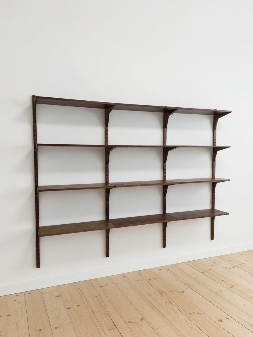 Poul Cadovius Royal System – Rosewood Modular Wall Shelving