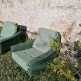 Fauteuil vert relax