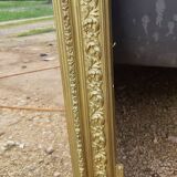 Mirror 19 th wood and golden stuc 156x87cm