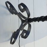 Floor lamp wrought iron ironwork art 60s