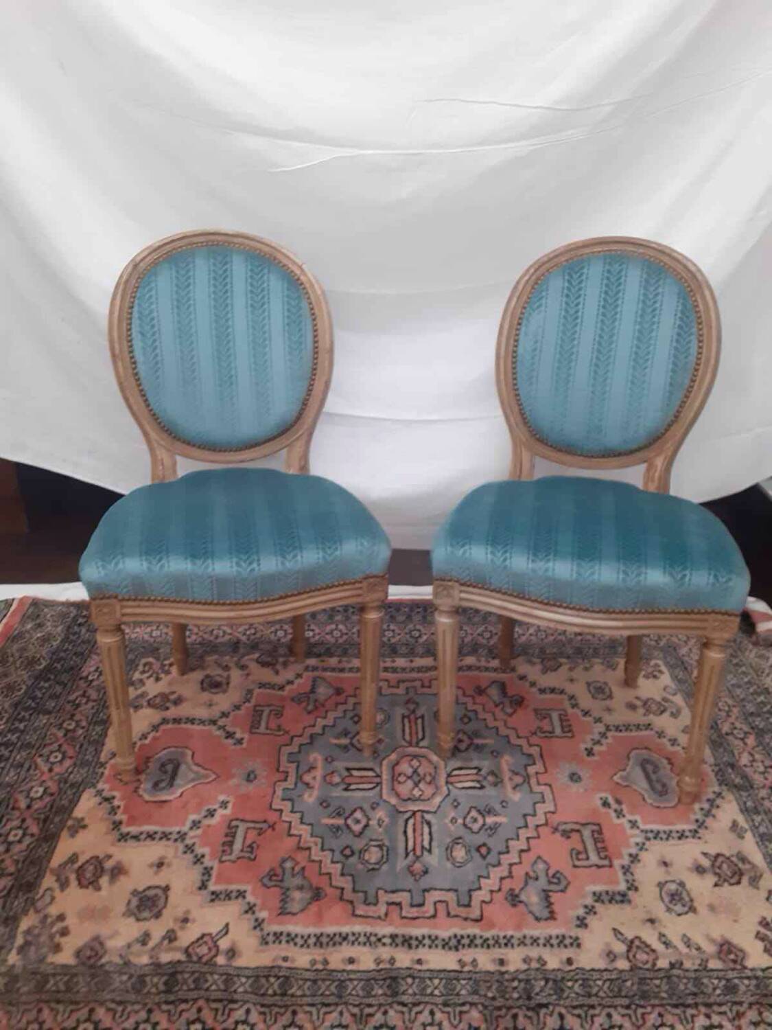 Louis XVI style medallion chair