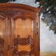 Louis XIV period carved oak wardrobe