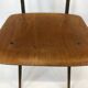 Ensemble de quatre chaises d'école vintage Marko Holland du style Friso Kramer des années 60