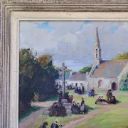 Oil on panel, Pierre Plouhinec, Trinity on Plozevet