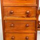 20th century Davenport desk with walnut piano top