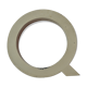 Vintage Q sign letter in zinc