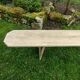 Paire de bancs vintage 3m