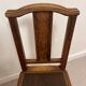 Pair of art deco style wooden chairs