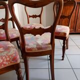 Set of 5 19th century cacahogany chairs