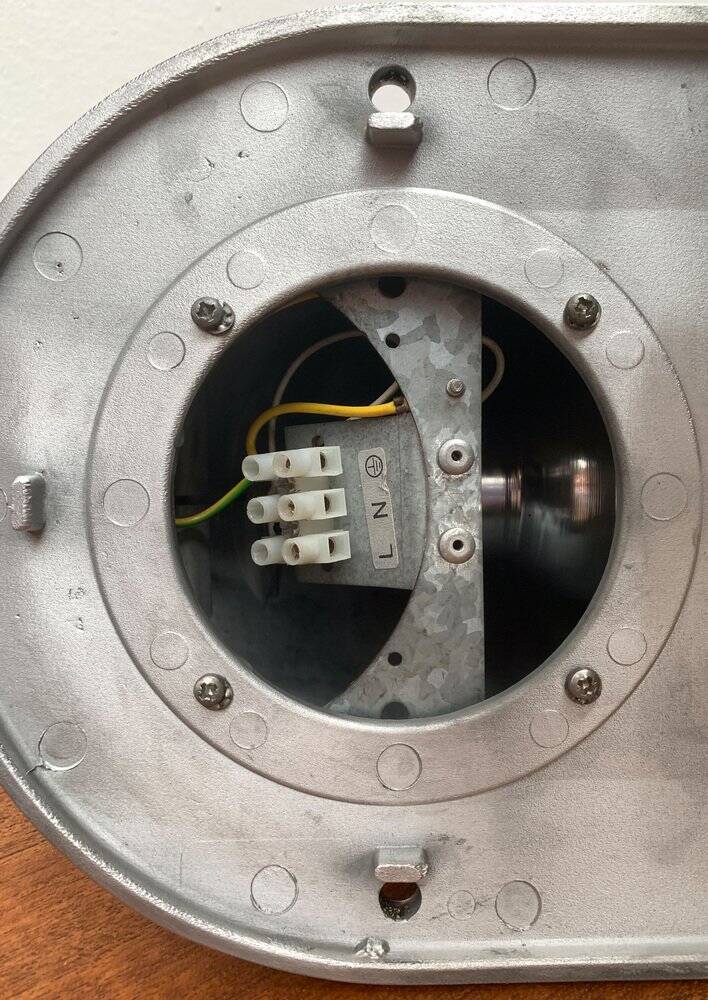 Vintage Danish Pipeline wall lamps by Ole Pless Jørgensen for Nordisk Solar, set of 2.