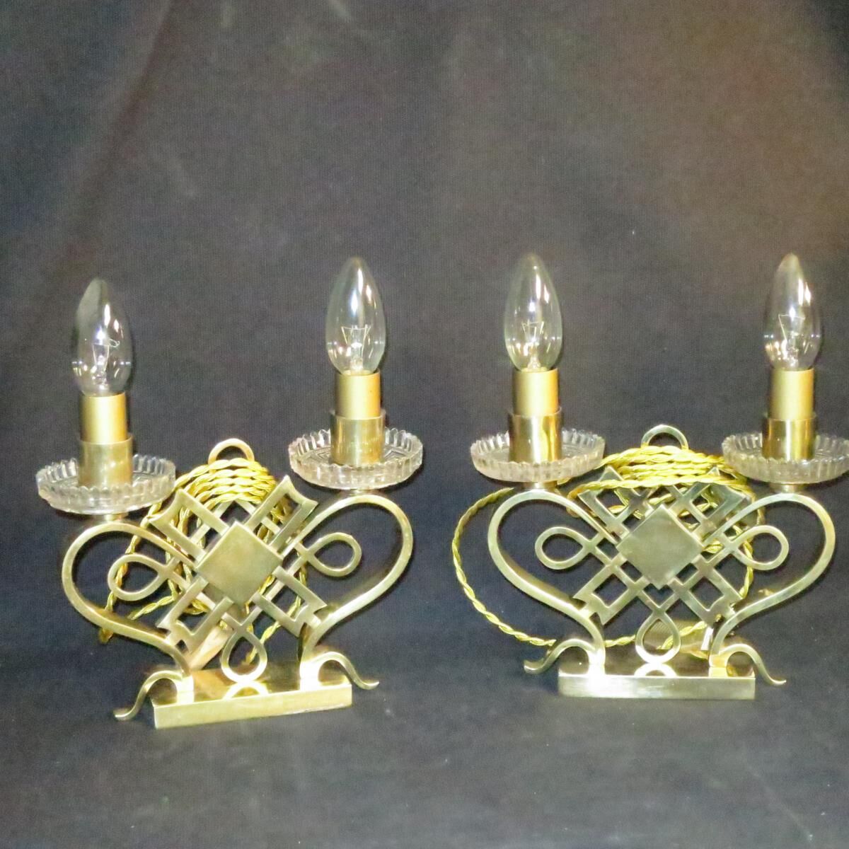 Pair of lamps Jules Leleu 1935