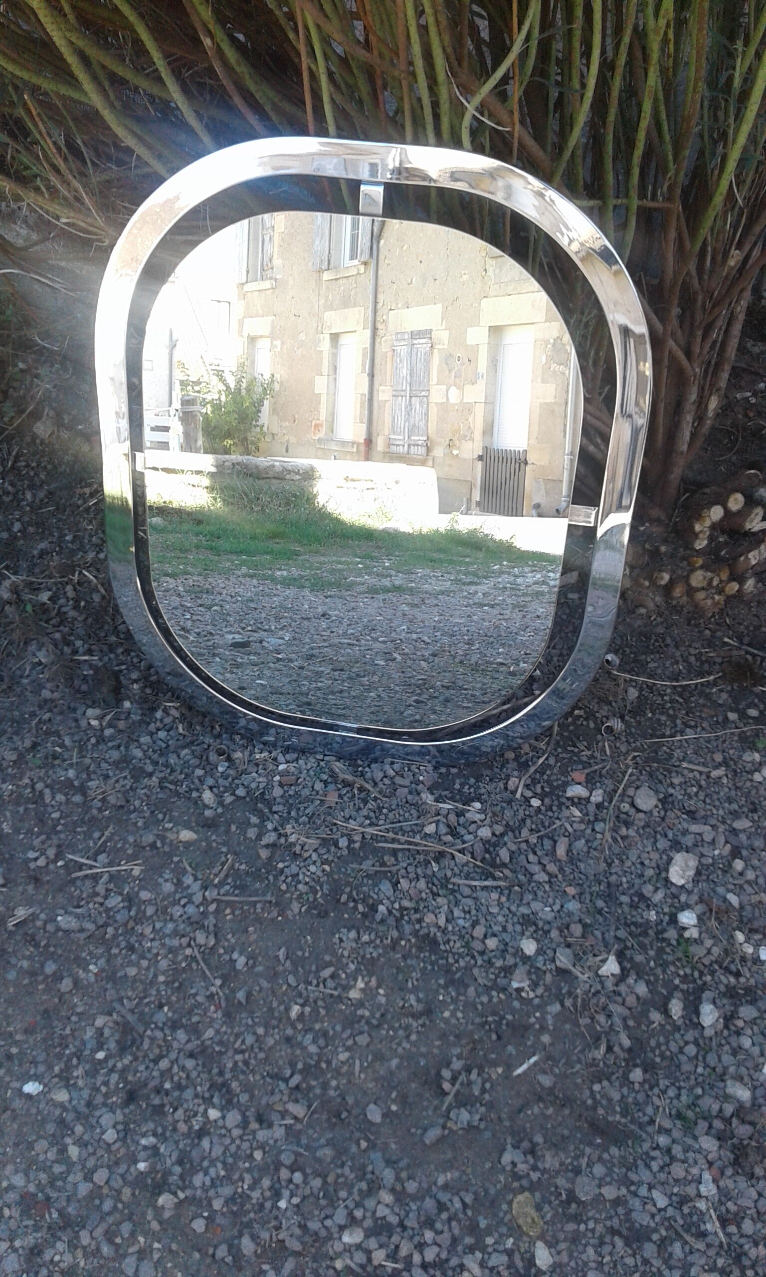 Chrome mirror from the 70s