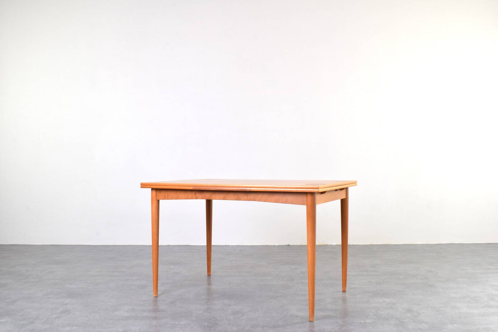 Mid-Century Danish Teak Extendable Dining Table, 1960s.