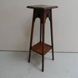 Art Nouveau oak sidetable