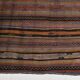 Tapis Kilim Anatolien Vintage – Rayures Ethniques, Tissé Main , 176x242 Cm