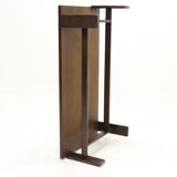 Asymmetrical solid Wenge wooden coffee table 1960s