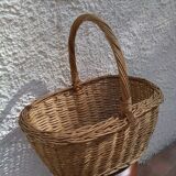 Panier à bois en osier