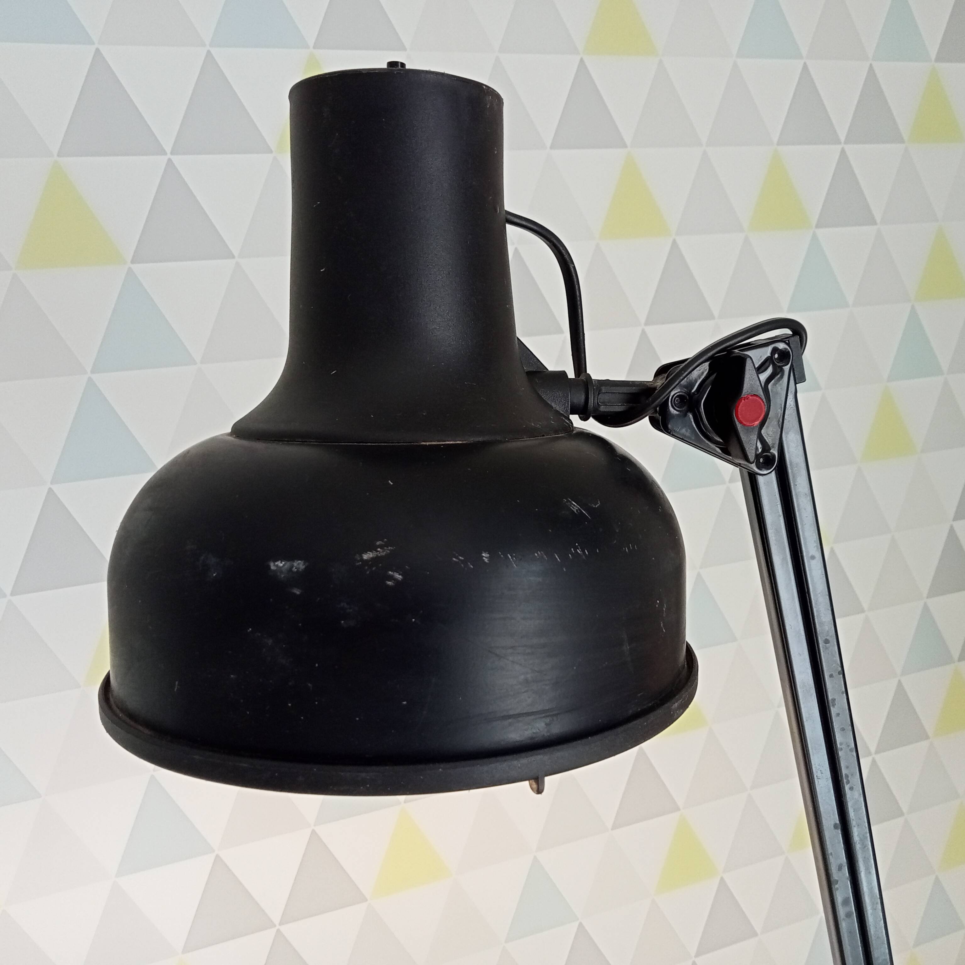 Vintage Scandinavian architect lamp Lival 70s