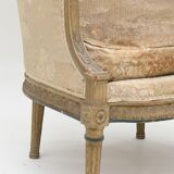 Louis XVI-style bergère chair
