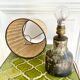Earth lamp and braided lampshade 70s/70s