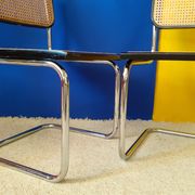 Series of 4 chairs B32, Marcel Breuer design