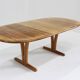 Vintage Danish extendable dining table solid wood Holstebro Mobilfabrik