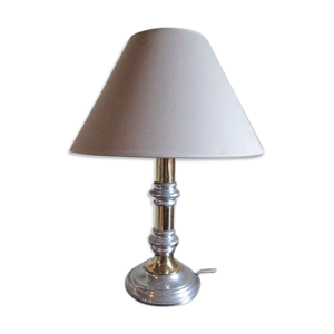Lampe de table en étain