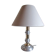 Table lamp in tin and gold metal, 1970s