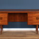Teak desk by LB Kofod Larsen for G-plan 1960