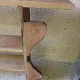 Antique solid wood wall shelf
