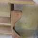 Antique solid wood wall shelf