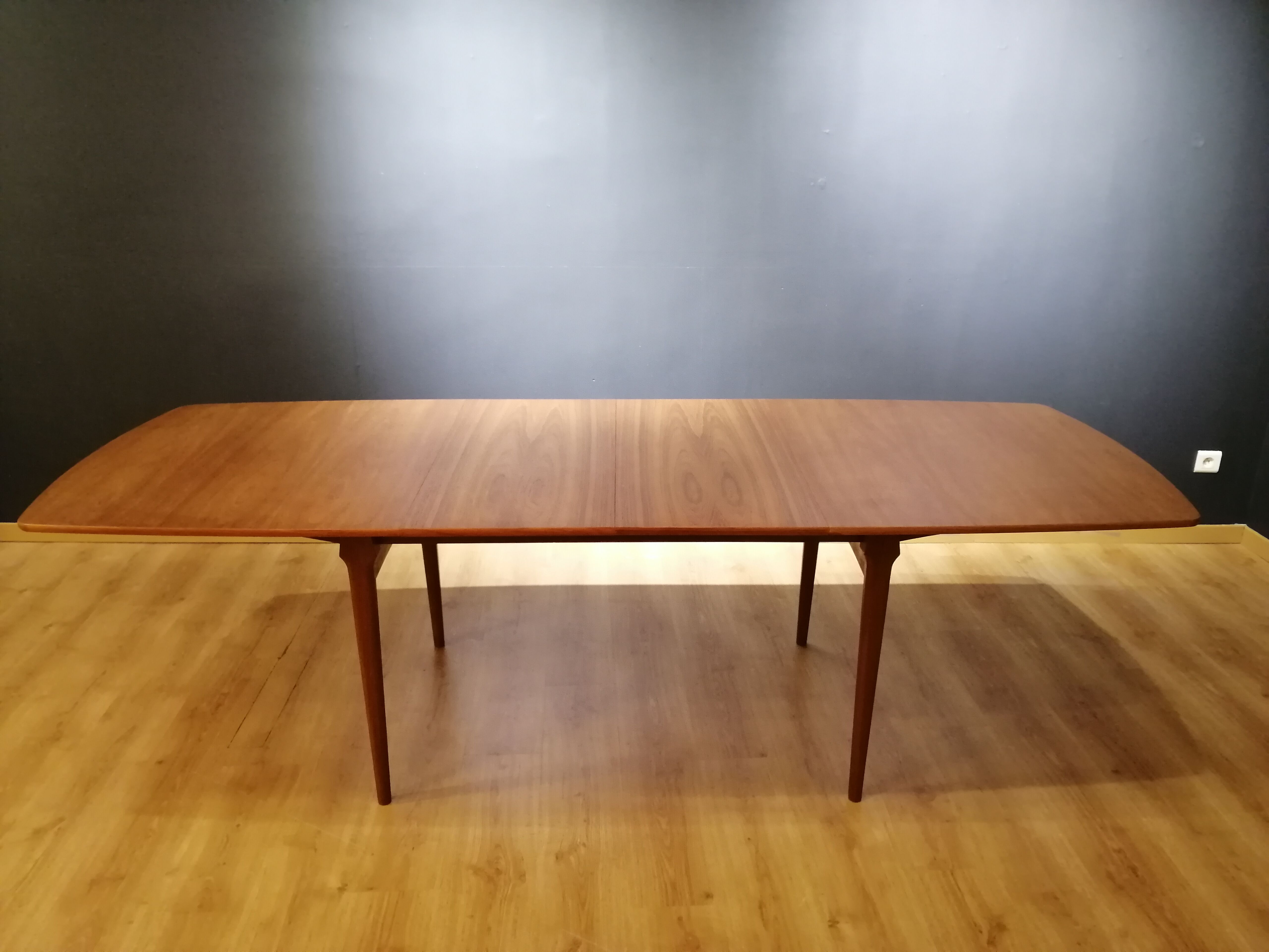 Teak dining table by William Watting for Fristho, 60s