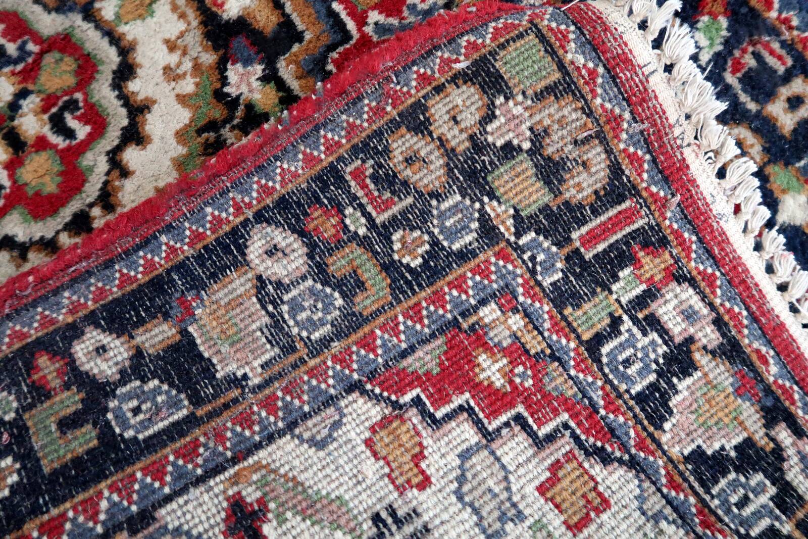 Tapis vintage du Moyen-Orient Malayer fait main en laine – 80 x 289 cm 1950