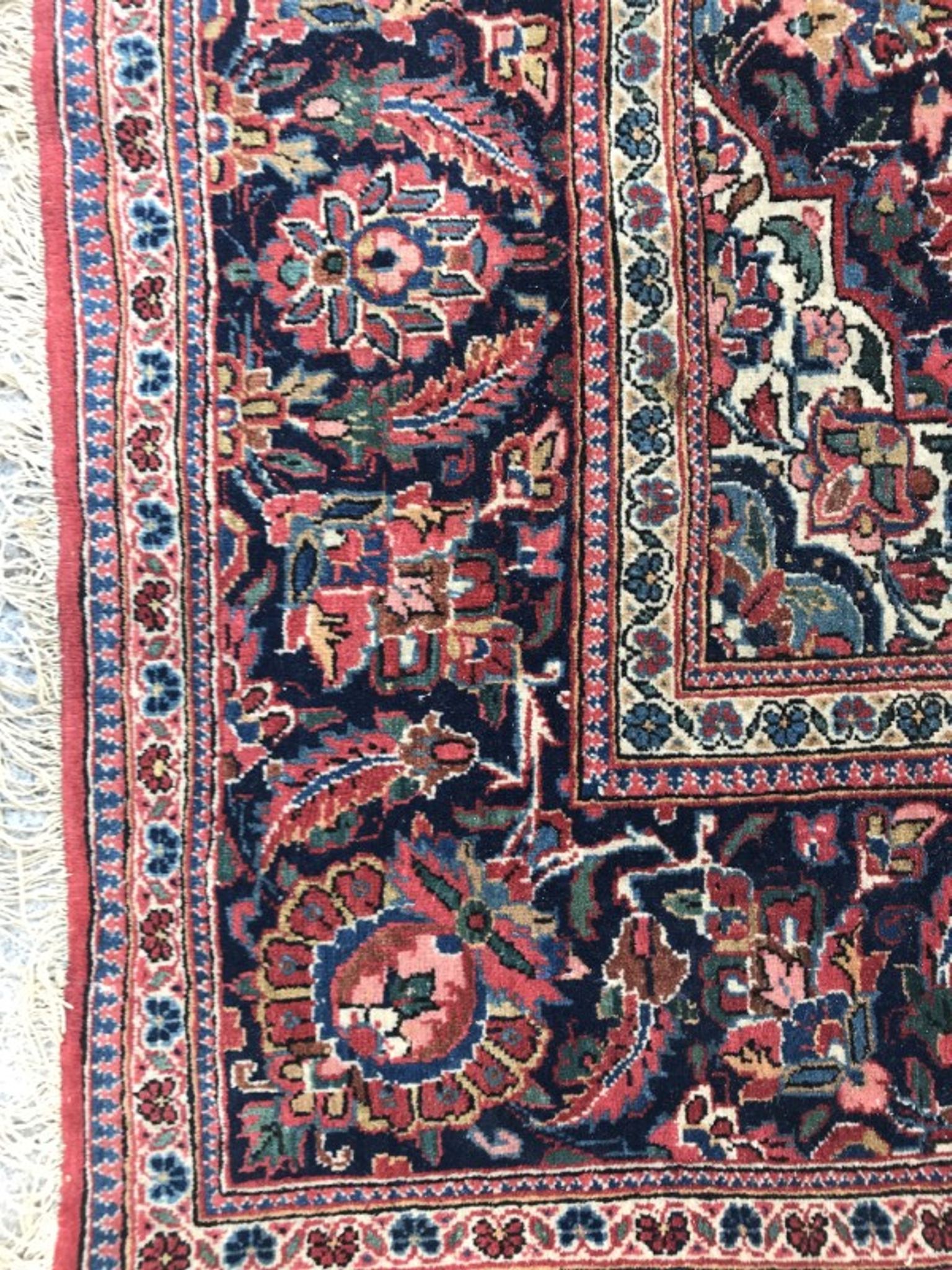 Tapis ancien Kashan Iran 135X198 CM