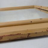 Vintage painted wood mirror