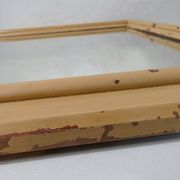 Miroir vintage en bois peint