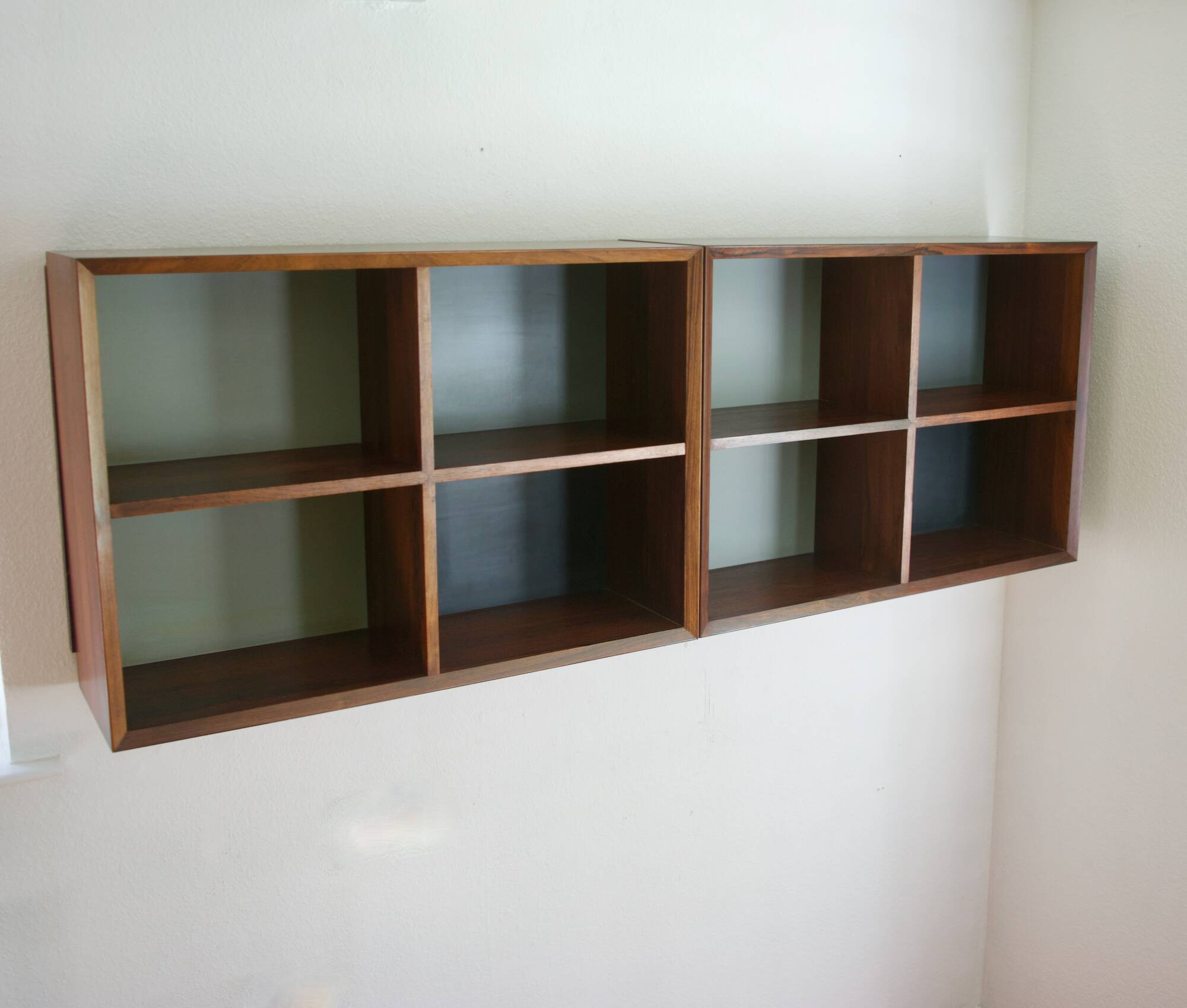 Vintage Danish Rosewood Wall Cabinets by Poul Cadovius, 1969