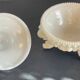 Vintage opaline glass candy dish