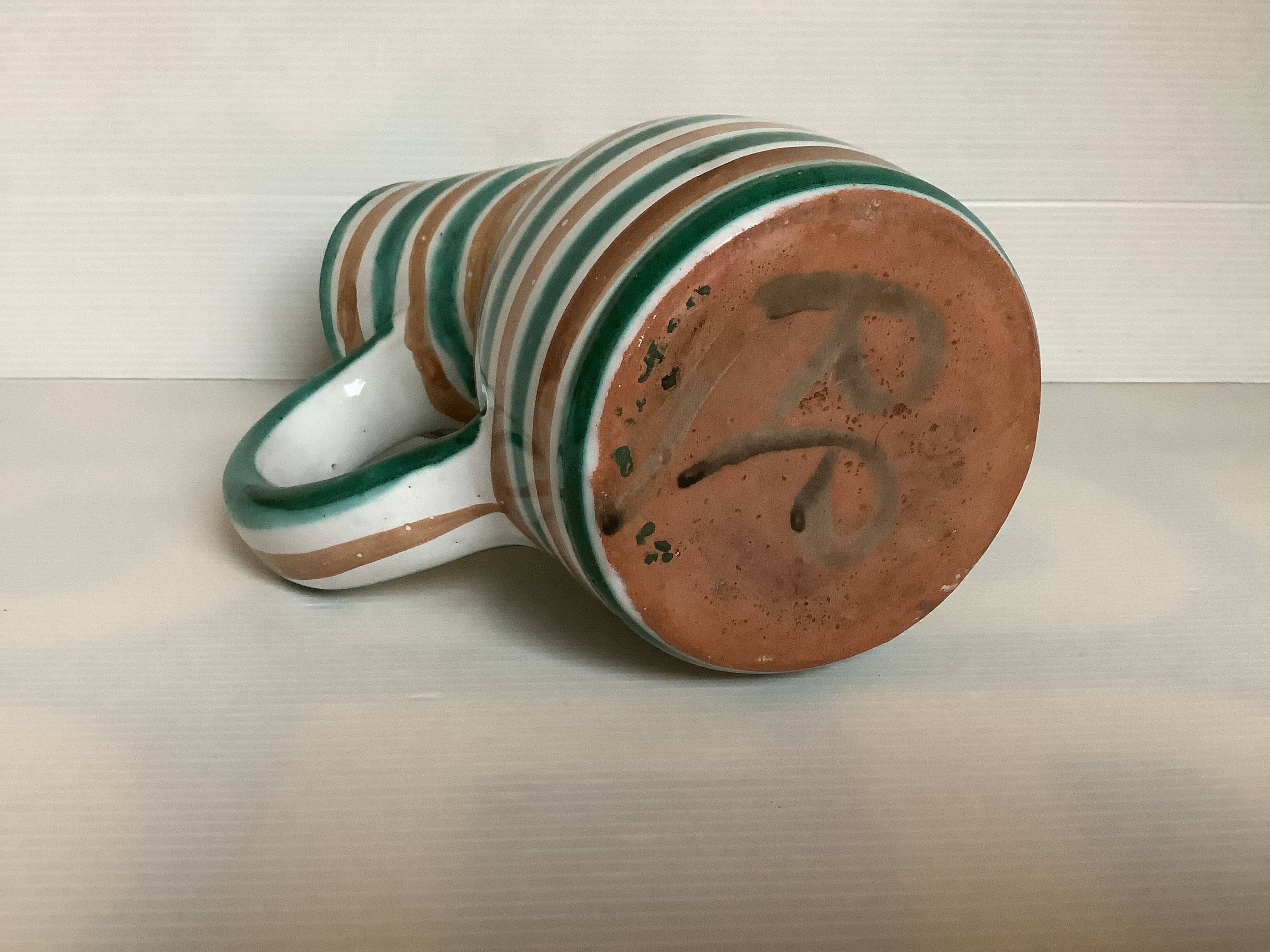 Robert Picault ceramic pitcher