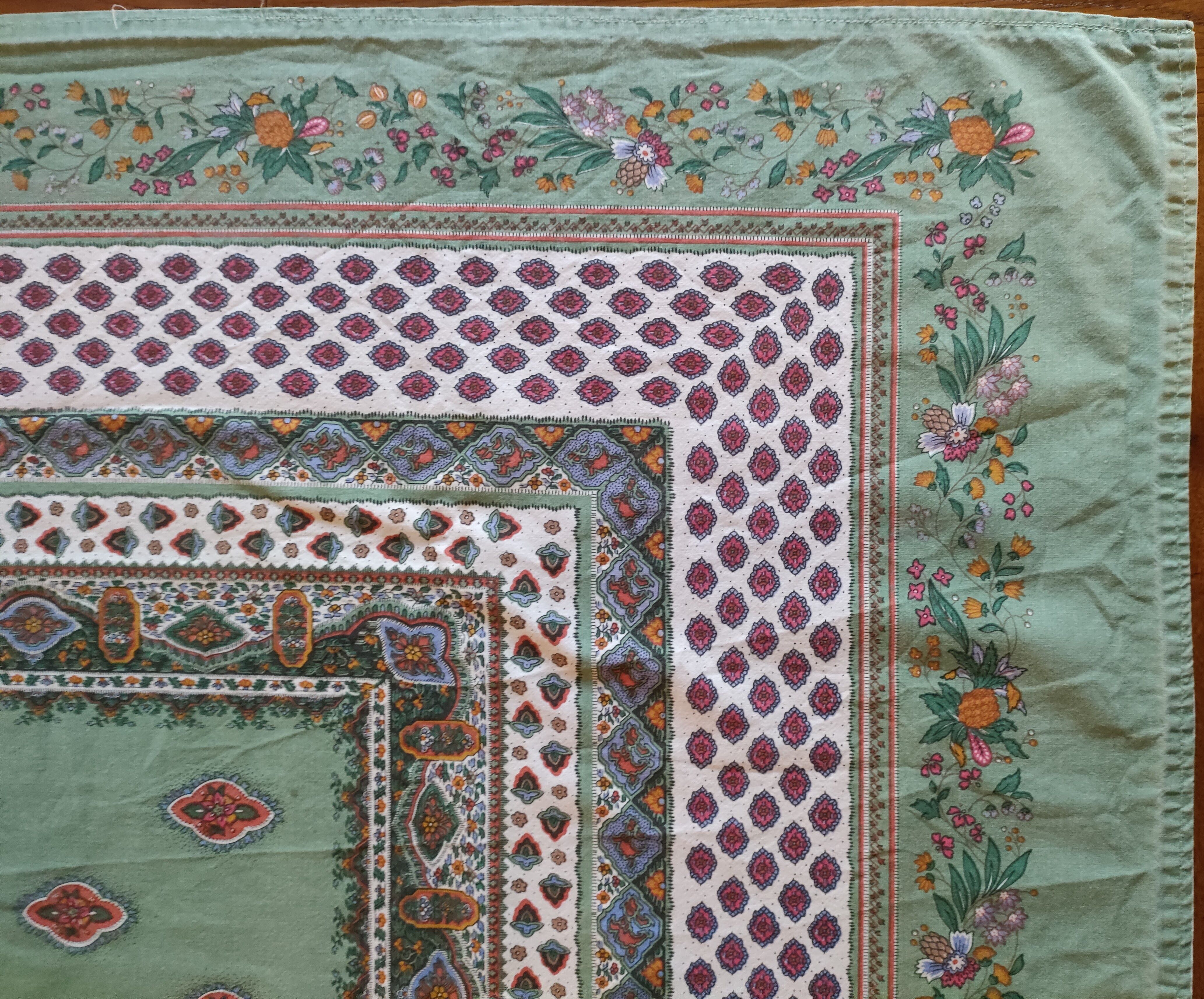 Nappe coton imprimé provençal 140 x 260