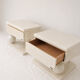 Pair of bedside tables Éric Maville & Jean-Claude Mahey – 1970s