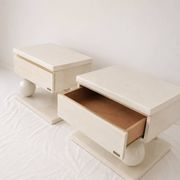 Pair of bedside tables Éric Maville & Jean-Claude Mahey – 1970s