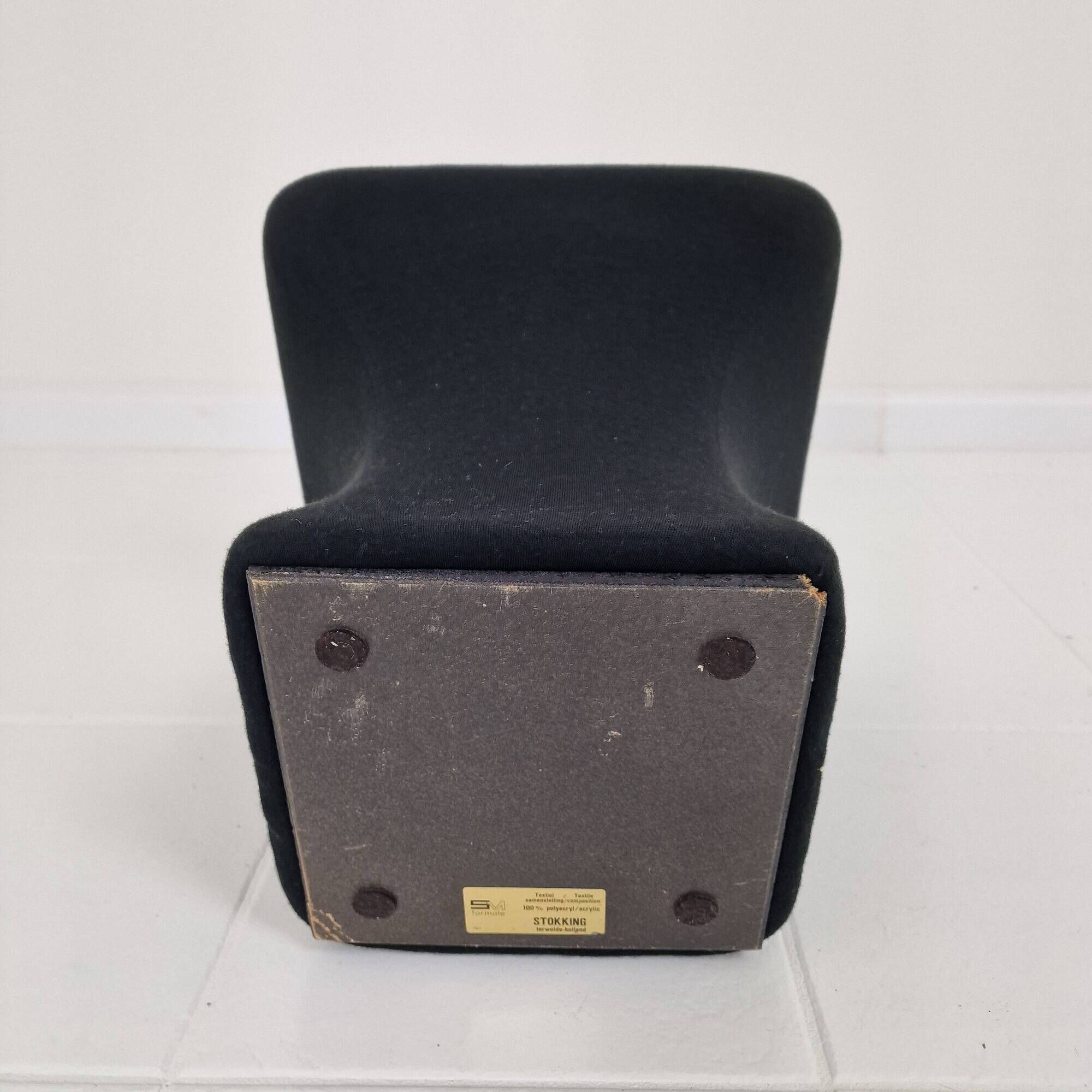 Footstool or Poof by Clemens Claes for Stokking, 1972