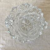 Serrated glass ice bucket