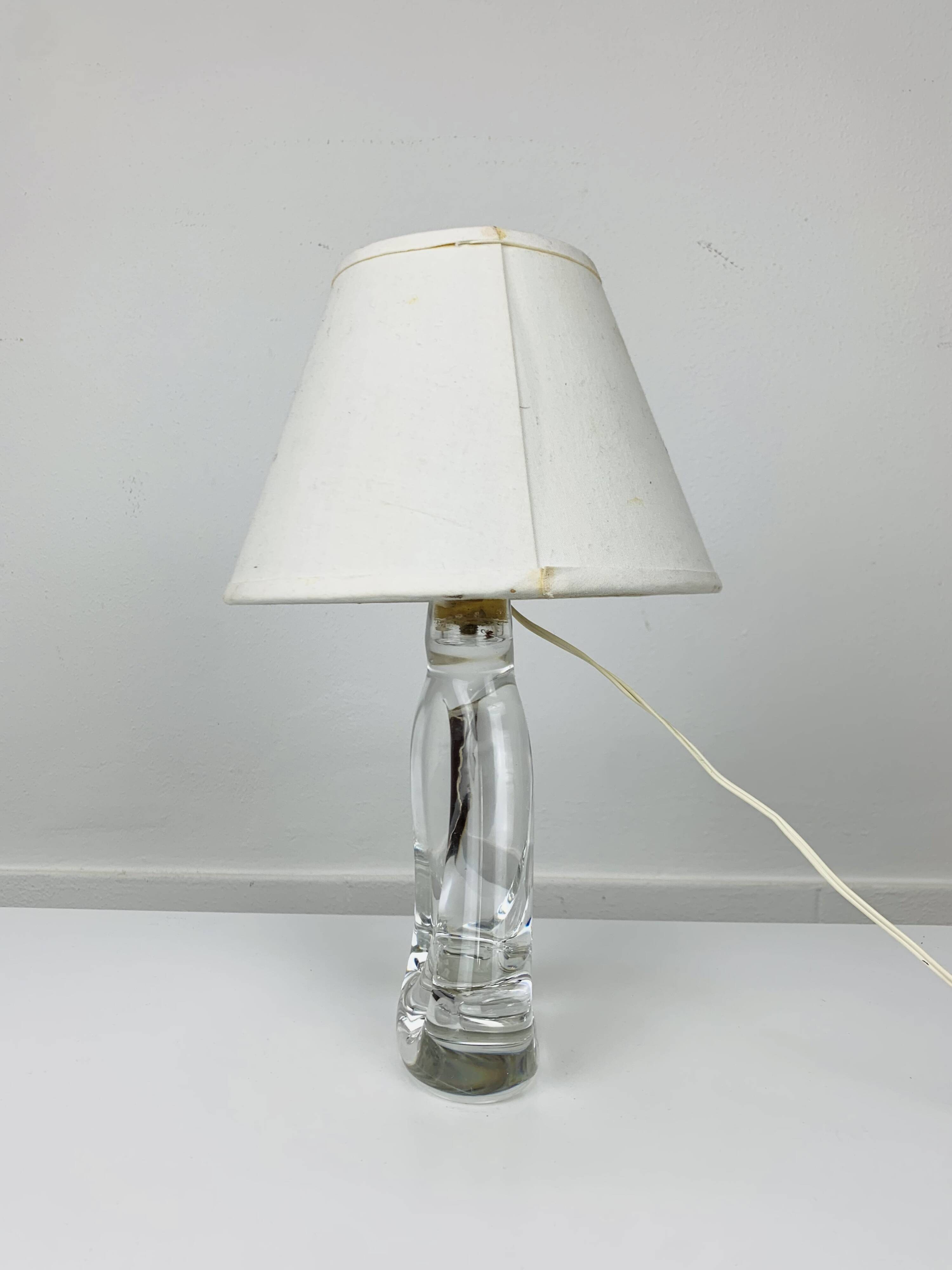 Vintage crystal lamp from the 60s