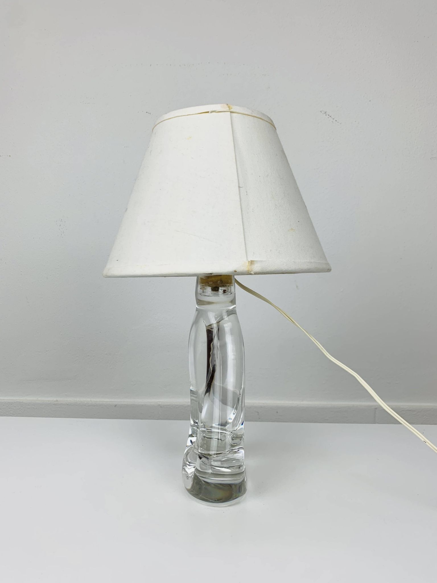 Lampe cristal vintage années 60