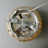 Amber glass ceiling lamp from the 70s