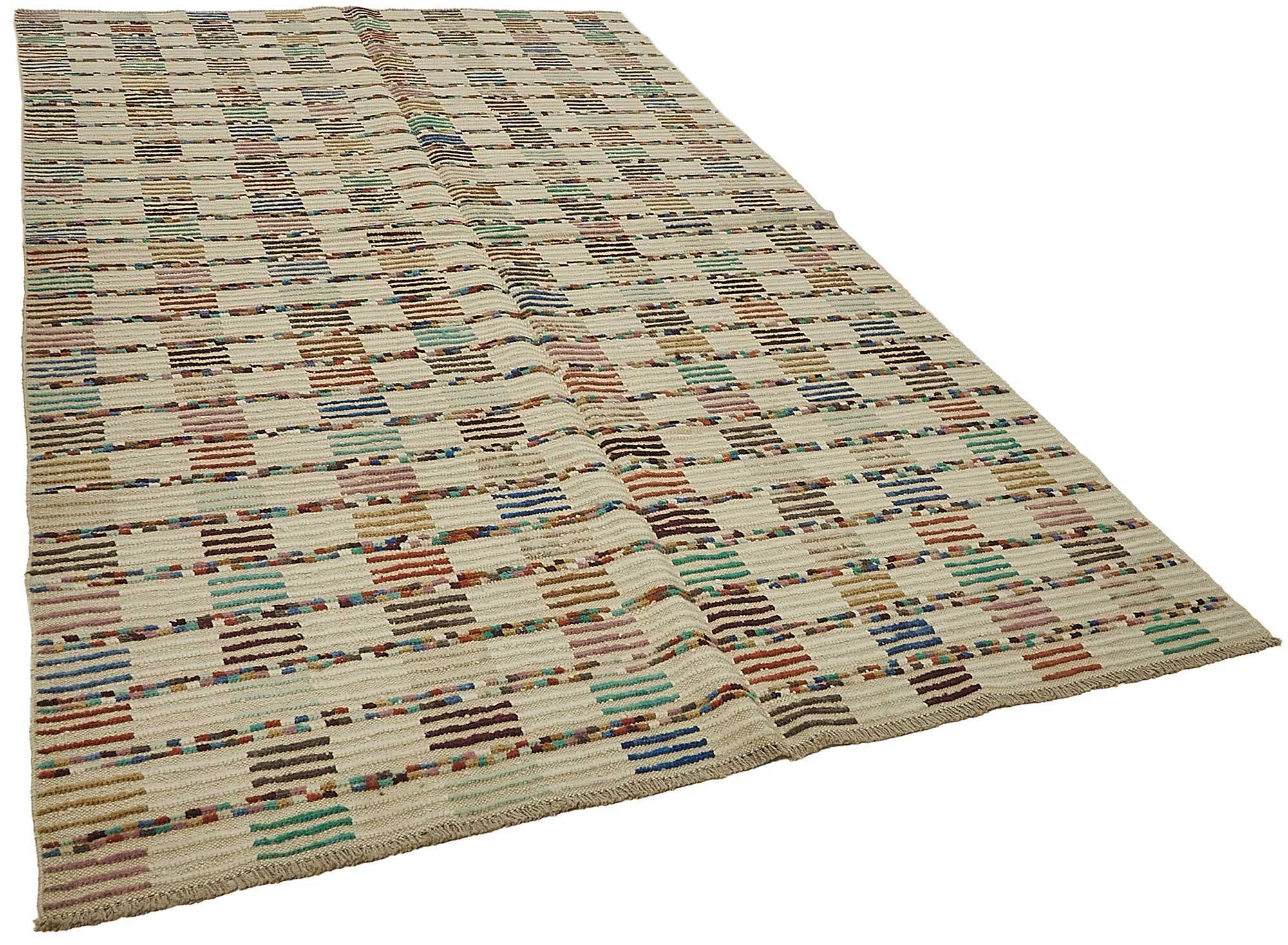 Handwoven Turkish Recycled Boho Rug 200 cm x 335 cm