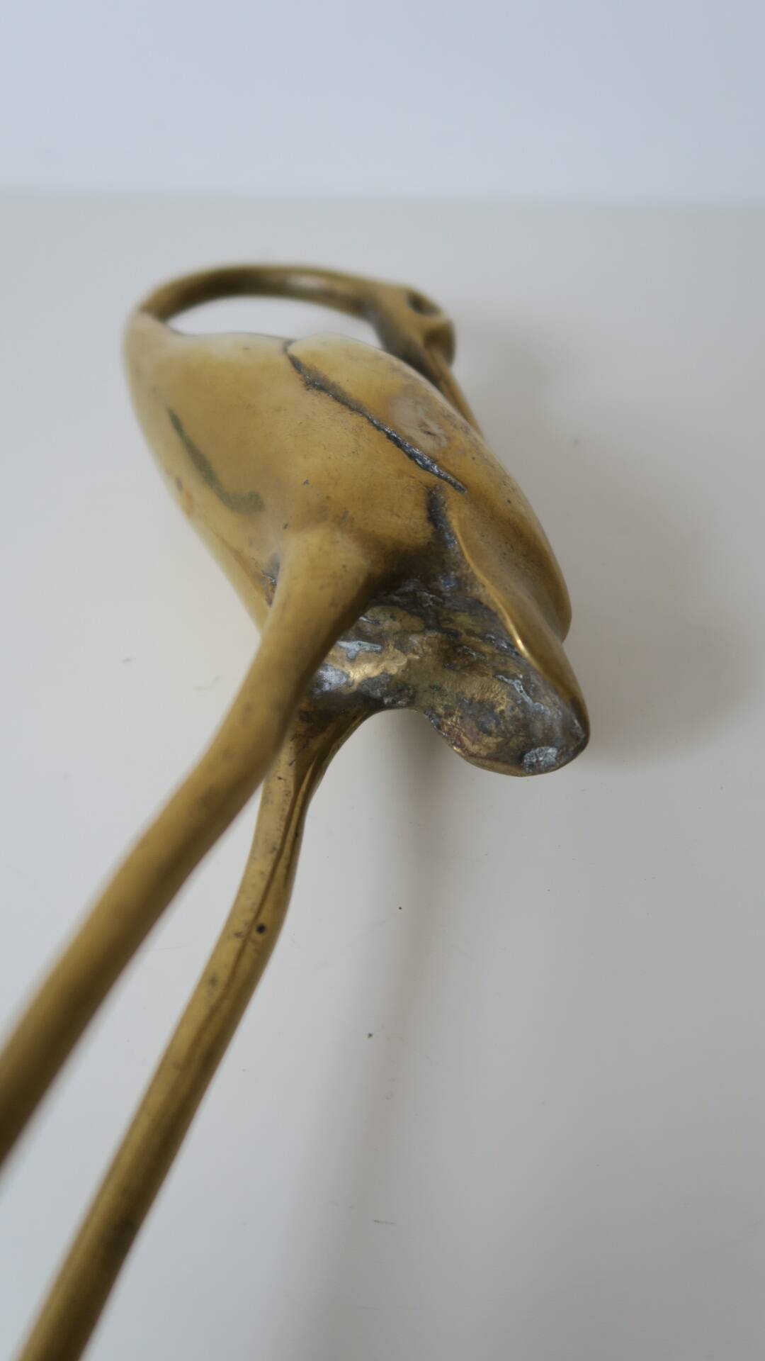 The decorative brass bird